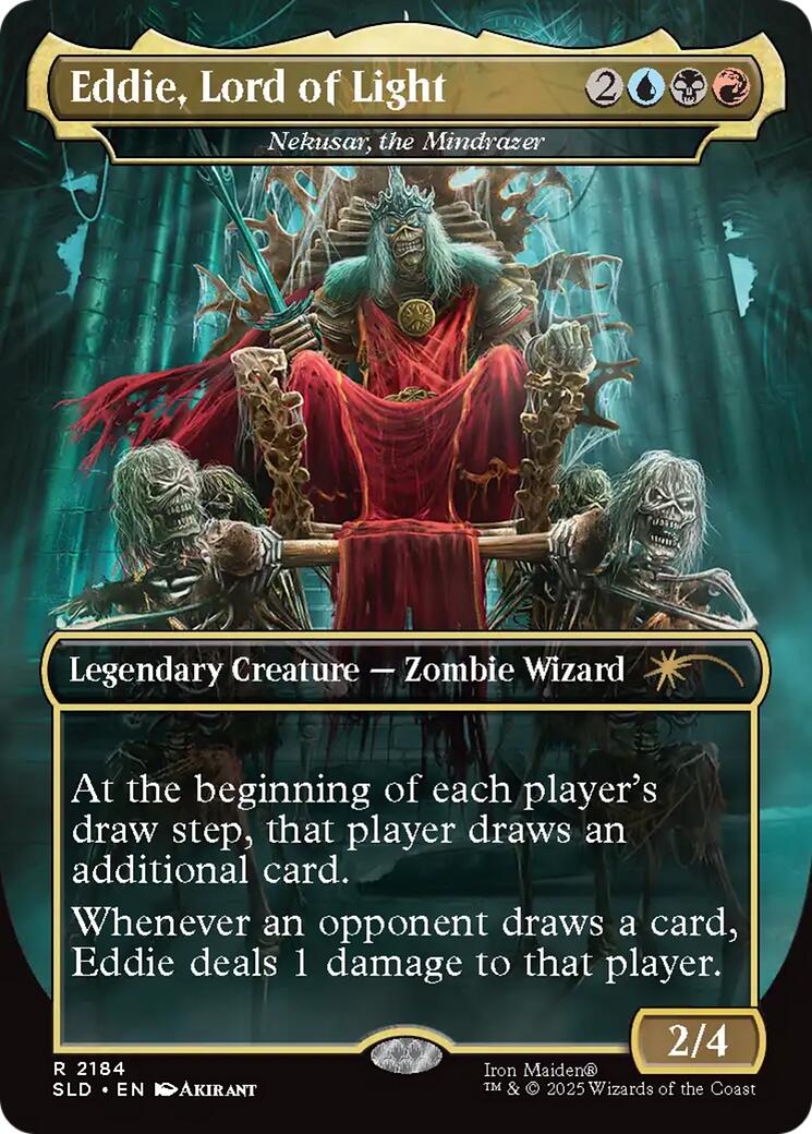 Eddie, Lord of Light - Nekusar, the Mindrazer [Secret Lair Drop Series] MTG Single Magic: The Gathering | Red Claw Gaming