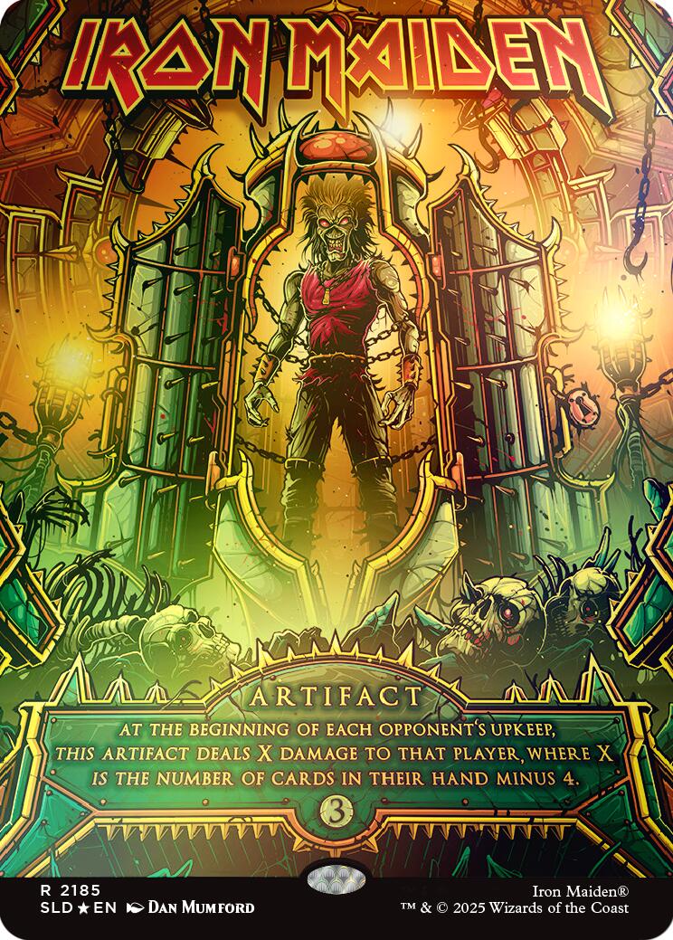 Iron Maiden (Rainbow Foil) [Secret Lair Drop Series] MTG Single Magic: The Gathering | Red Claw Gaming