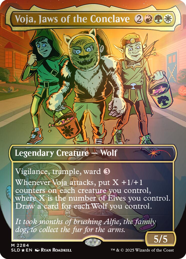 Voja, Jaws of the Conclave (Rainbow Foil) [Secret Lair Drop Series] MTG Single Magic: The Gathering | Red Claw Gaming