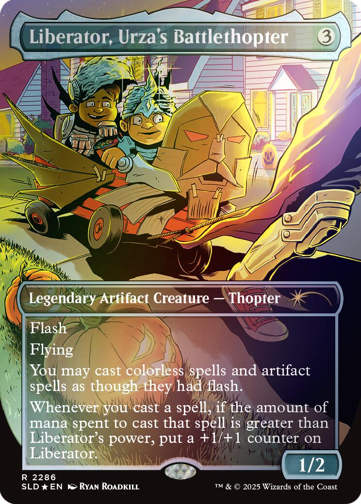 Liberator, Urza's Battlethopter (Rainbow Foil) [Secret Lair Drop Series] MTG Single Magic: The Gathering | Red Claw Gaming