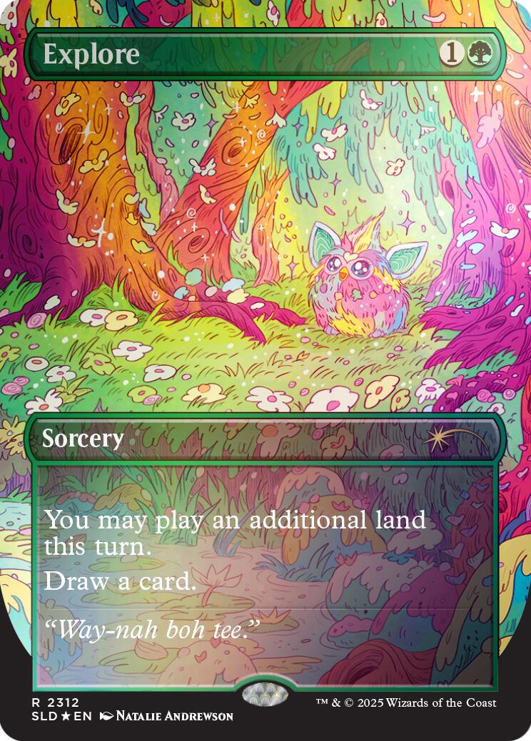 Explore (2312) (Rainbow Foil) [Secret Lair Drop Series] MTG Single Magic: The Gathering | Red Claw Gaming