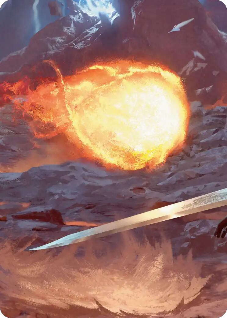 Duelist's Flame Scene Art Card [FINAL FANTASY Art Series] MTG Single Magic: The Gathering | Red Claw Gaming