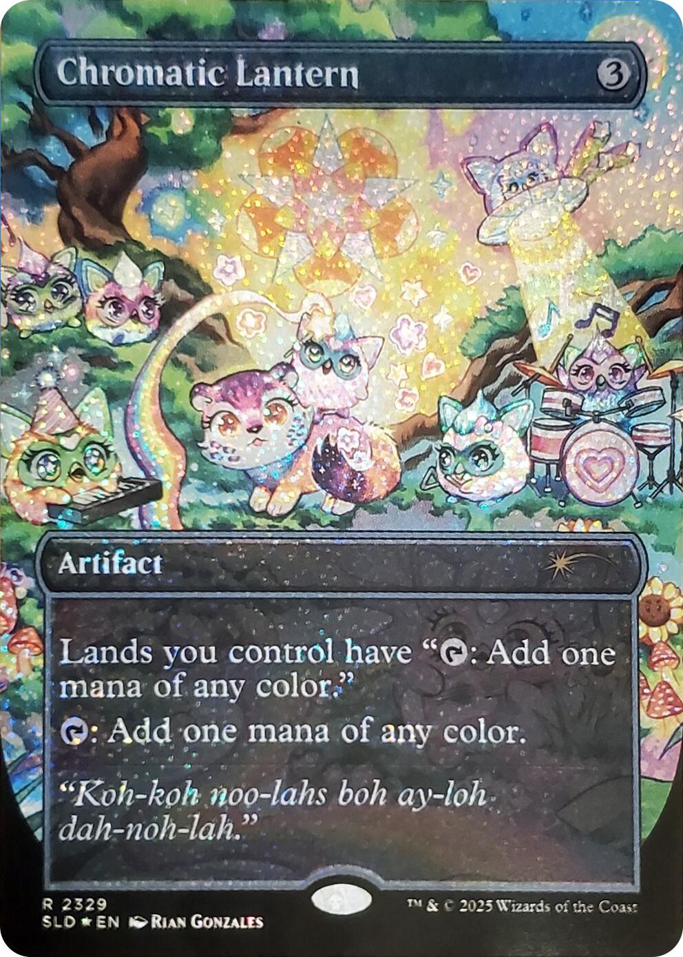 Chromatic Lantern (2329) (Confetti Foil) [Secret Lair Drop Series] MTG Single Magic: The Gathering | Red Claw Gaming