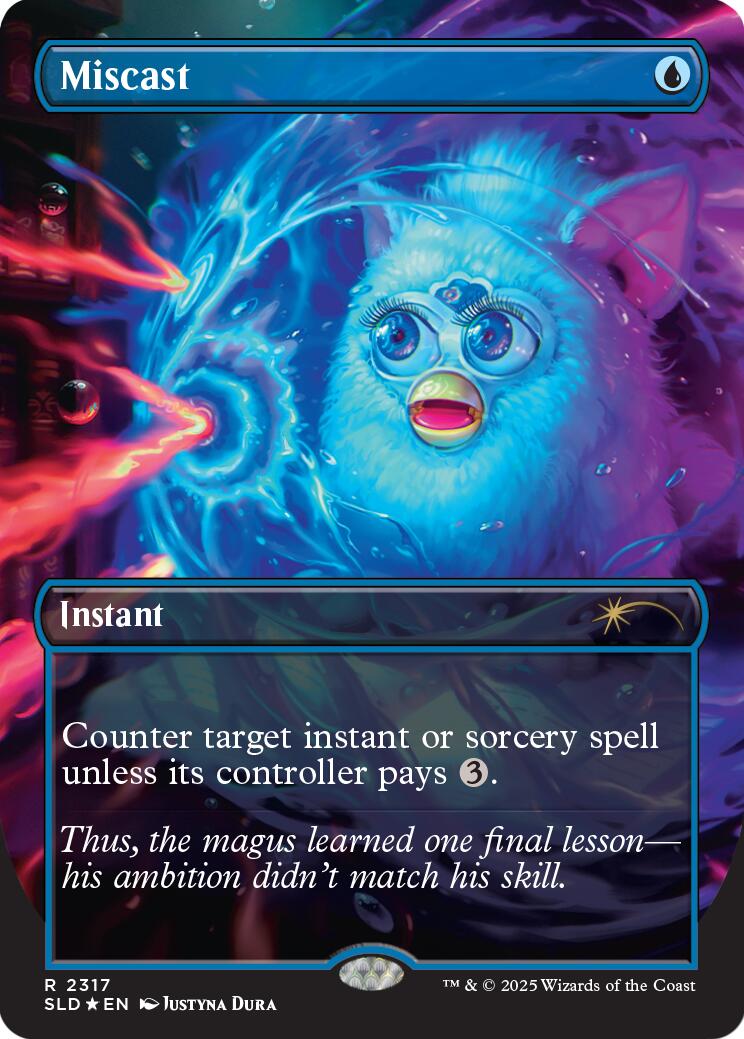 Miscast (Rainbow Foil) [Secret Lair Drop Series] MTG Single Magic: The Gathering | Red Claw Gaming