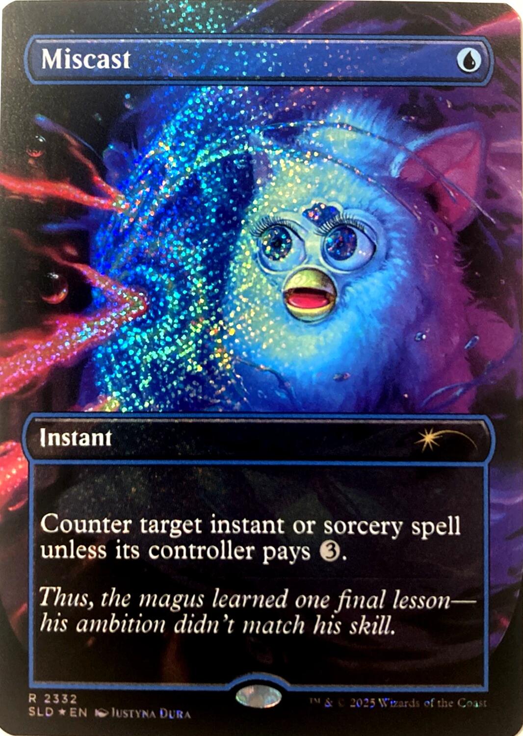 Miscast (Confetti Foil) [Secret Lair Drop Series] MTG Single Magic: The Gathering | Red Claw Gaming