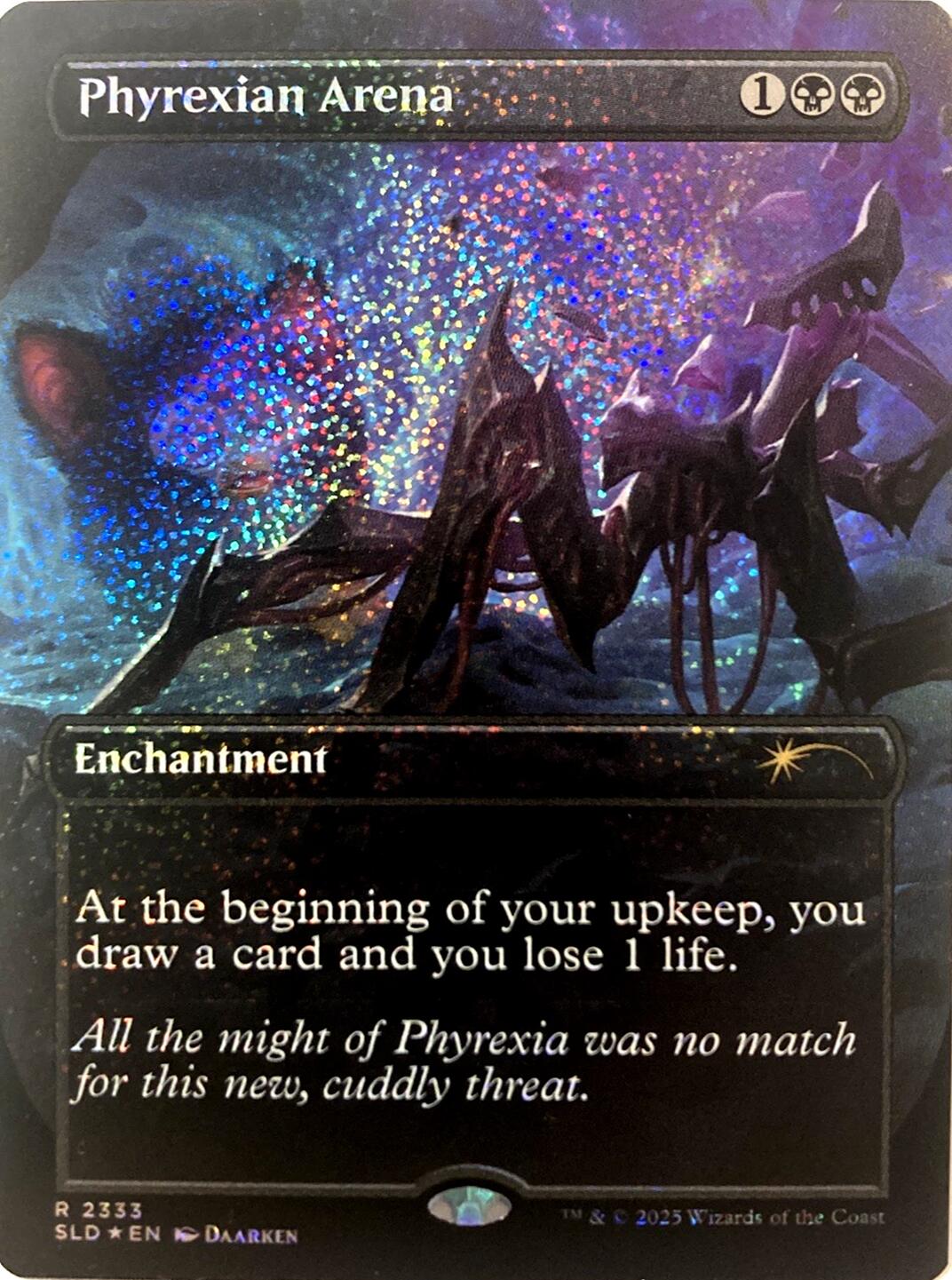 Phyrexian Arena (Confetti Foil) [Secret Lair Drop Series] MTG Single Magic: The Gathering | Red Claw Gaming