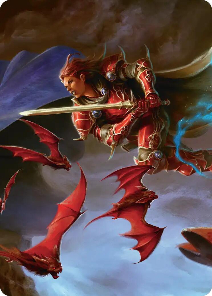 The Destined Warrior Scene Art Card [FINAL FANTASY Art Series] MTG Single Magic: The Gathering | Red Claw Gaming
