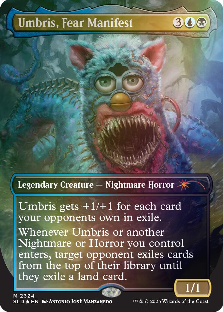 Umbris, Fear Manifest (Rainbow Foil) [Secret Lair Drop Series] MTG Single Magic: The Gathering | Red Claw Gaming