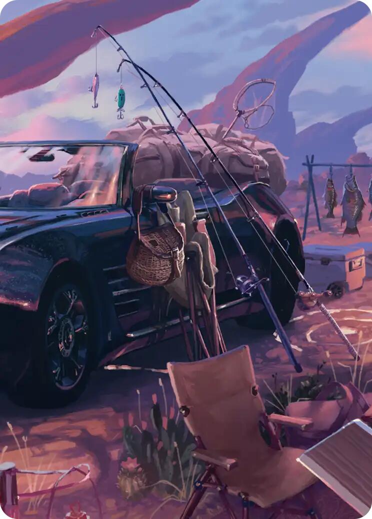 Fishing Gear Scene Art Card [FINAL FANTASY Art Series] MTG Single Magic: The Gathering | Red Claw Gaming