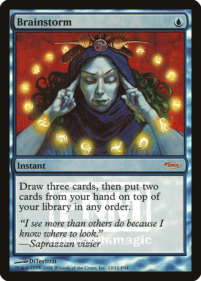 Brainstorm [Friday Night Magic 2004] MTG Single Magic: The Gathering | Red Claw Gaming