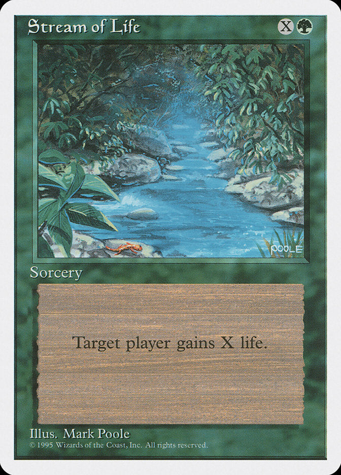 Stream of Life [Fourth Edition] MTG Single Magic: The Gathering | Red Claw Gaming