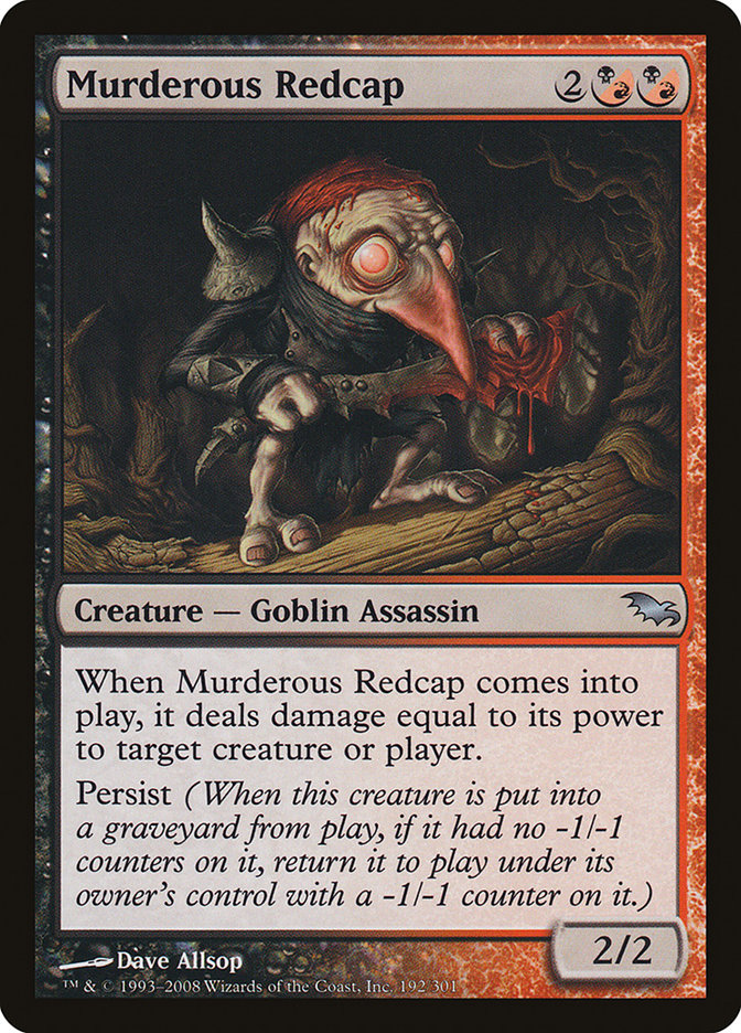Murderous Redcap [Shadowmoor] MTG Single Magic: The Gathering | Red Claw Gaming