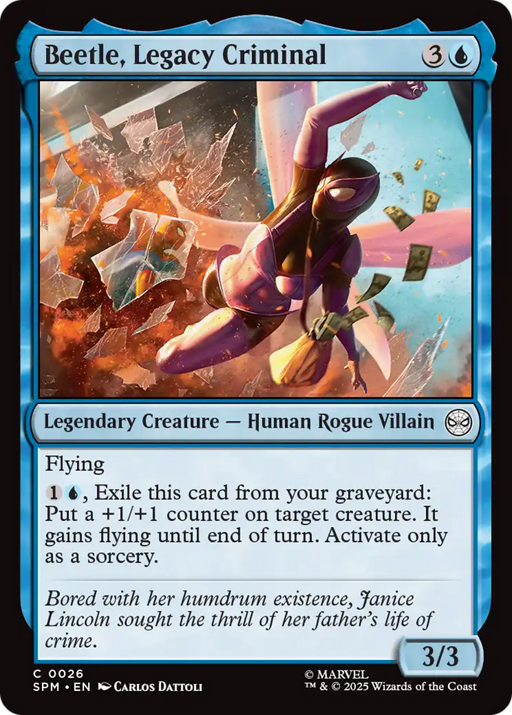 Beetle, Legacy Criminal [Marvel's Spider-Man] MTG Single Magic: The Gathering | Red Claw Gaming