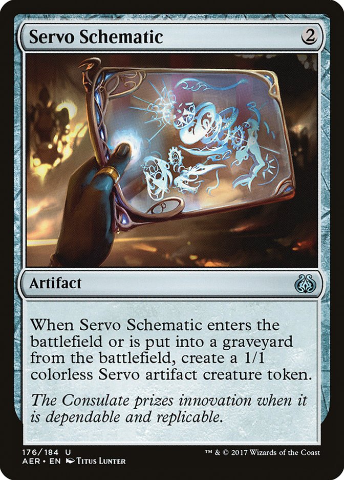 Servo Schematic [Aether Revolt] MTG Single Magic: The Gathering | Red Claw Gaming