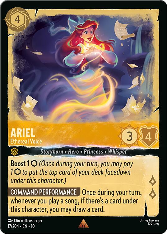 Ariel - Ethereal Voice (17/204) [Whispers in the Well] Lorcana Single Disney | Red Claw Gaming