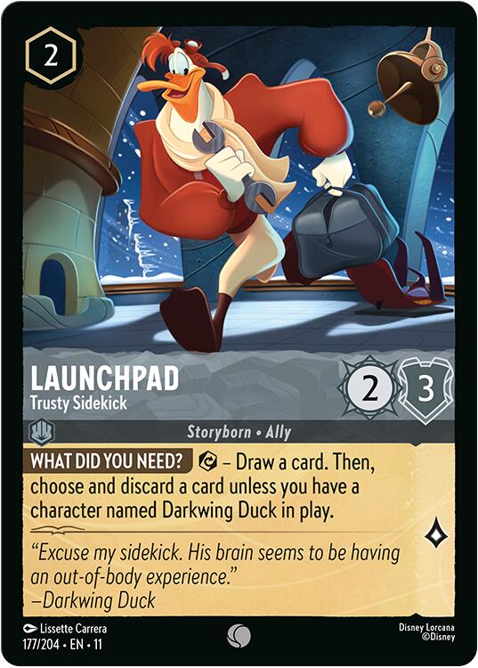 Launchpad - Trusty Sidekick (177/204) [Winterspell] Lorcana Single Disney | Red Claw Gaming