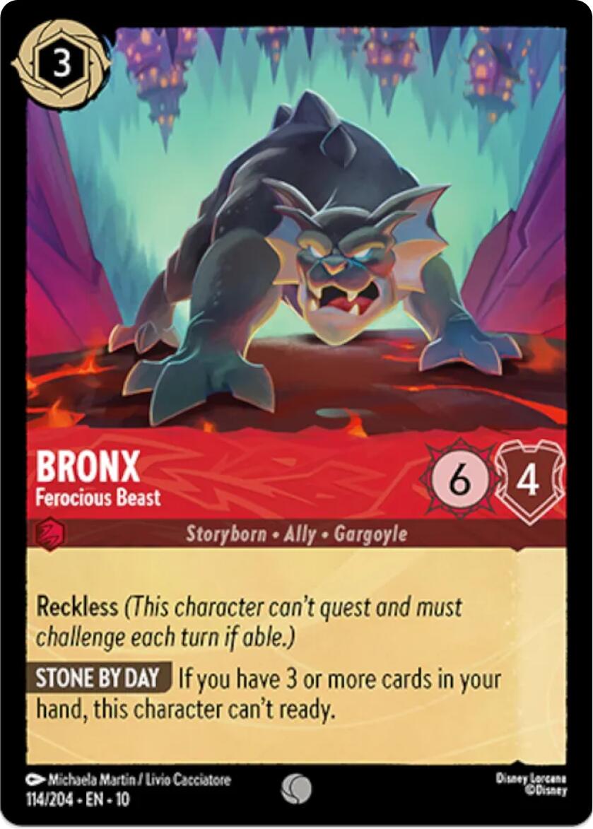 Bronx - Ferocious Beast (114/204) [Whispers in the Well] Lorcana Single Disney | Red Claw Gaming