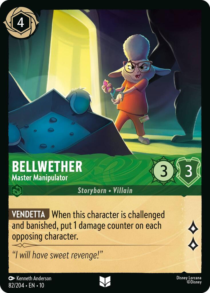 Bellwether - Master Manipulator (82/204) [Whispers in the Well] Lorcana Single Disney | Red Claw Gaming