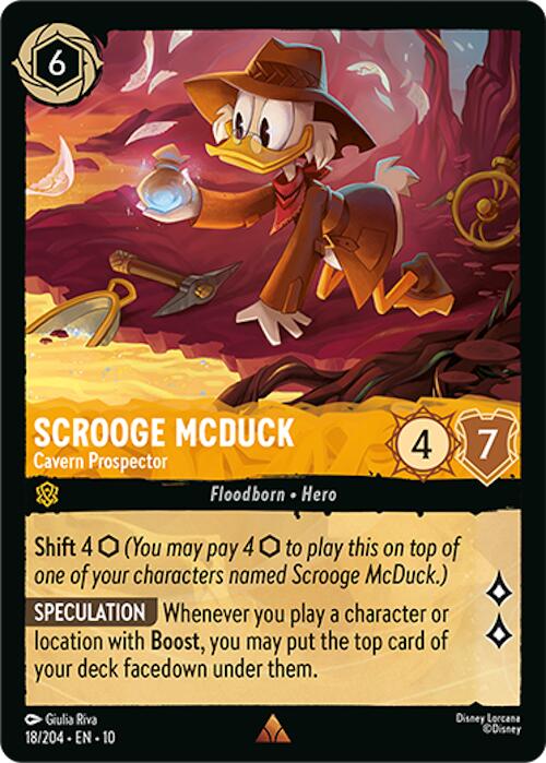 Scrooge McDuck - Cavern Prospector (18/204) [Whispers in the Well] Lorcana Single Disney | Red Claw Gaming