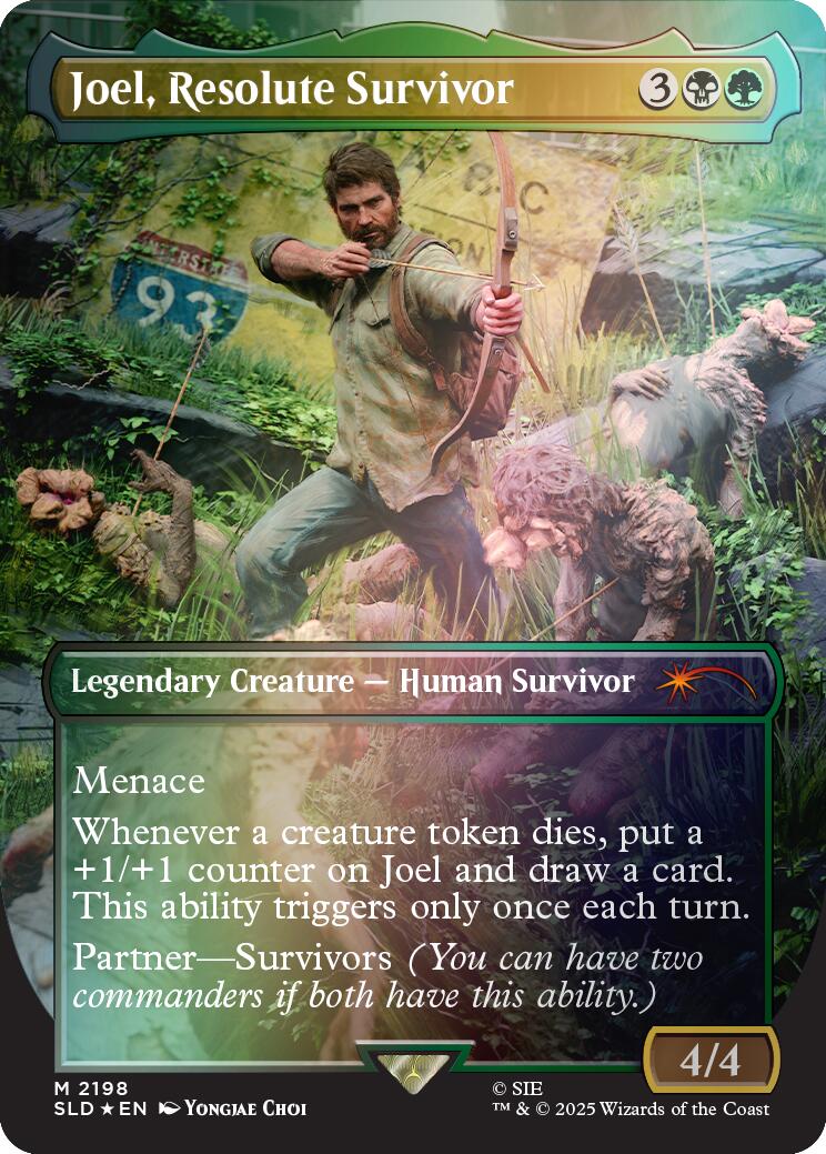 Joel, Resolute Survivor (Rainbow Foil) [Secret Lair Drop Series] MTG Single Magic: The Gathering | Red Claw Gaming