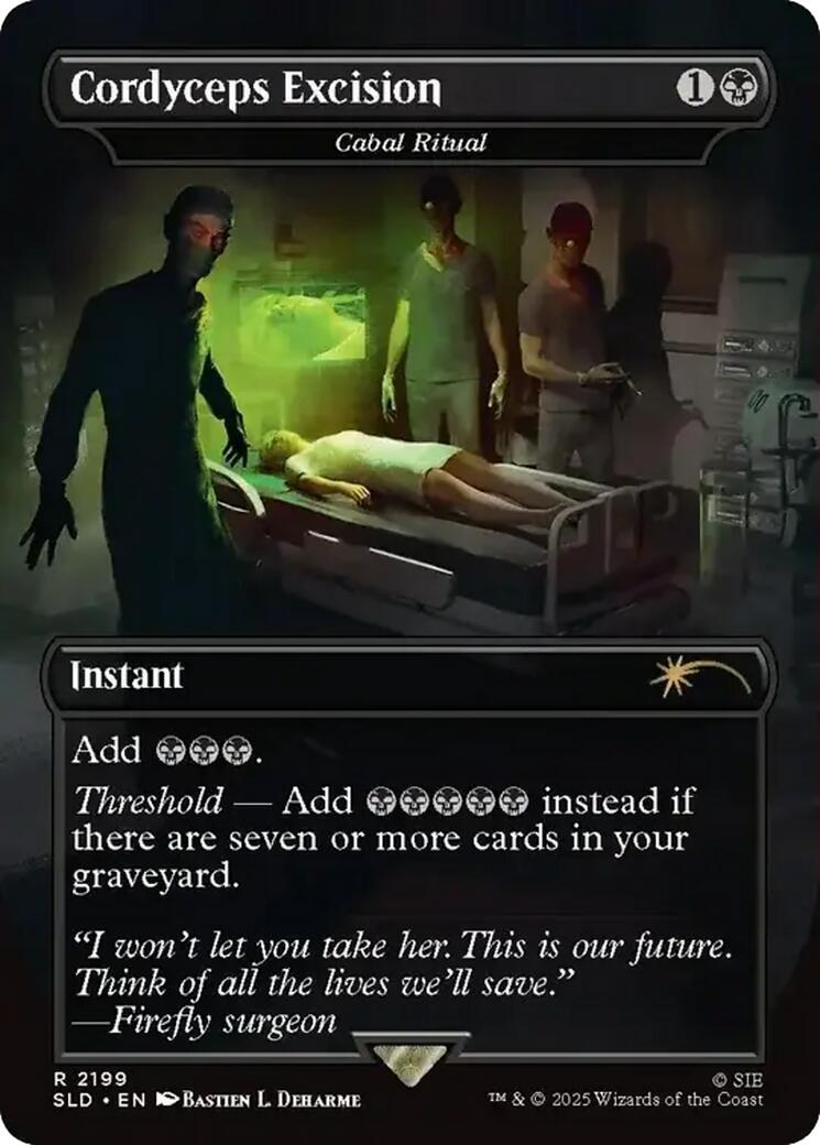 Cordyceps Excision - Cabal Ritual [Secret Lair Drop Series] MTG Single Magic: The Gathering | Red Claw Gaming
