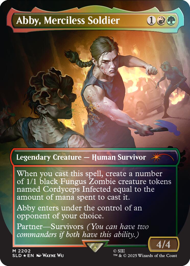 Abby, Merciless Soldier (Rainbow Foil) [Secret Lair Drop Series] MTG Single Magic: The Gathering | Red Claw Gaming