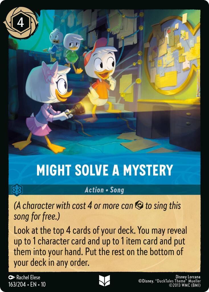 Might Solve a Mystery (163/204) [Whispers in the Well] Lorcana Single Disney | Red Claw Gaming
