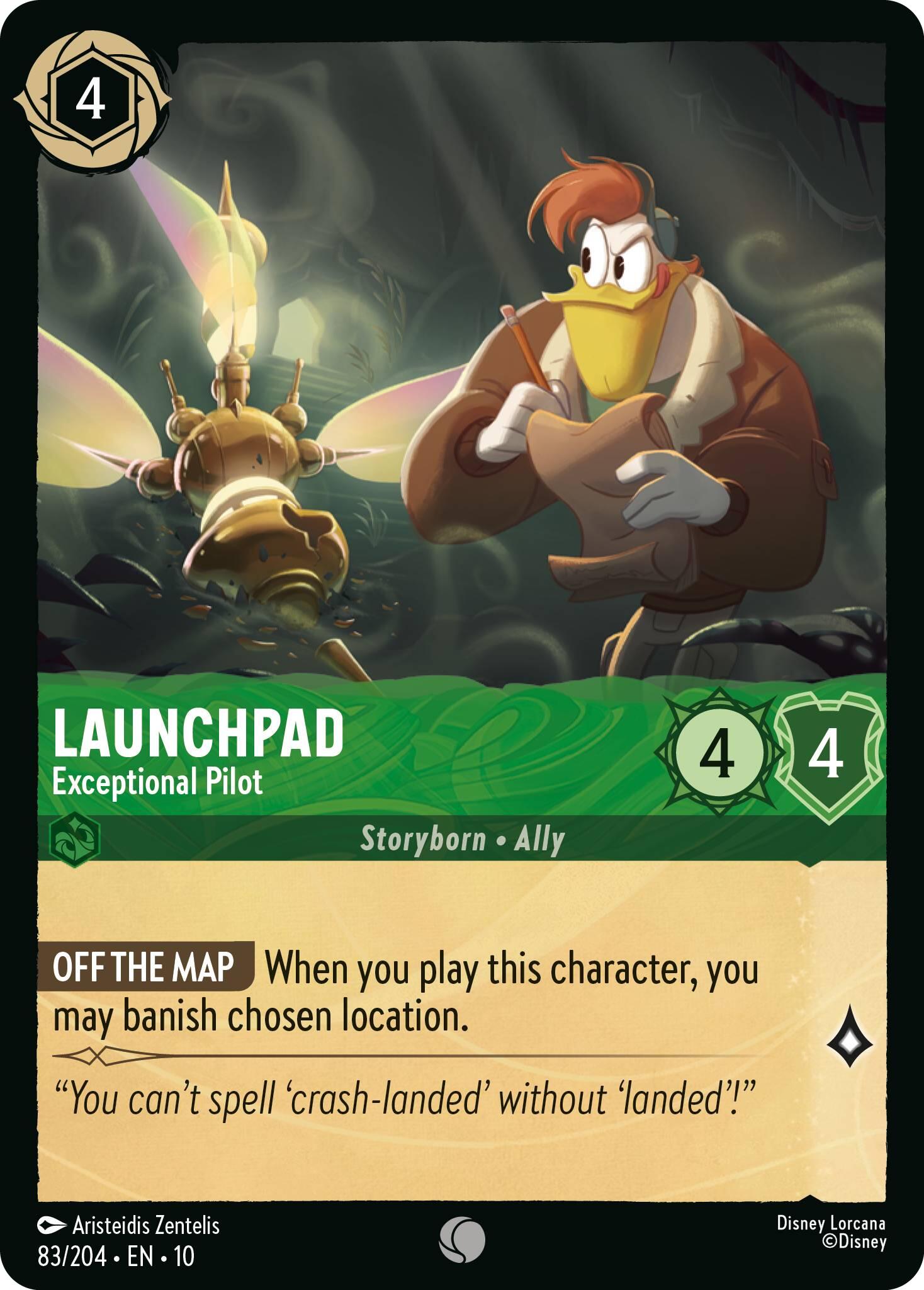 Launchpad - Exceptional Pilot (83/204) [Whispers in the Well] Lorcana Single Disney | Red Claw Gaming