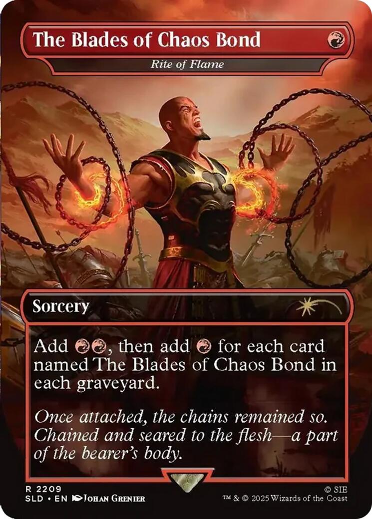 The Blades of Chaos Bond - Rite of Flame [Secret Lair Drop Series] MTG Single Magic: The Gathering | Red Claw Gaming