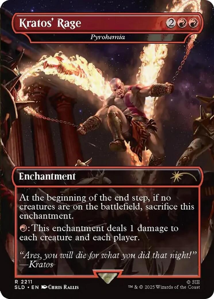 Kratos' Rage - Pyrohemia [Secret Lair Drop Series] MTG Single Magic: The Gathering | Red Claw Gaming
