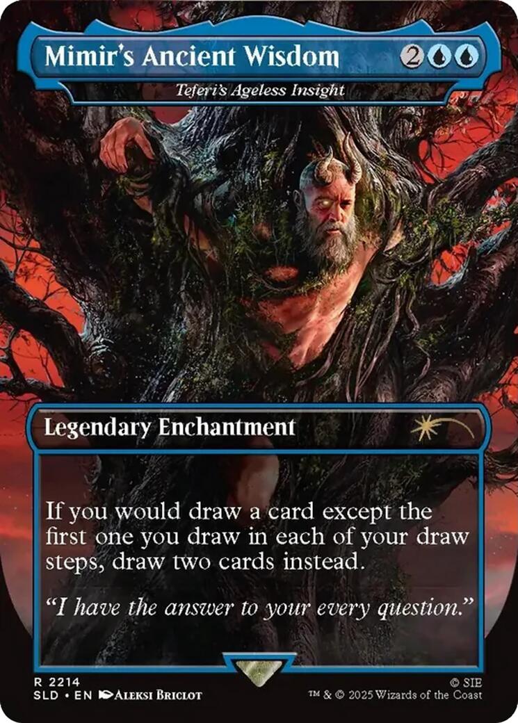 Mimir's Ancient Wisdom - Teferi's Ageless Insight [Secret Lair Drop Series] MTG Single Magic: The Gathering | Red Claw Gaming