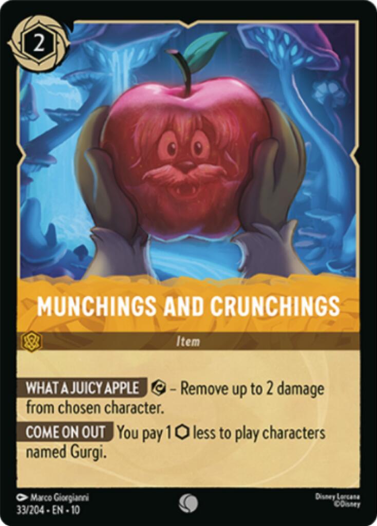 Munchings and Crunchings (33/204) [Whispers in the Well] Lorcana Single Disney | Red Claw Gaming