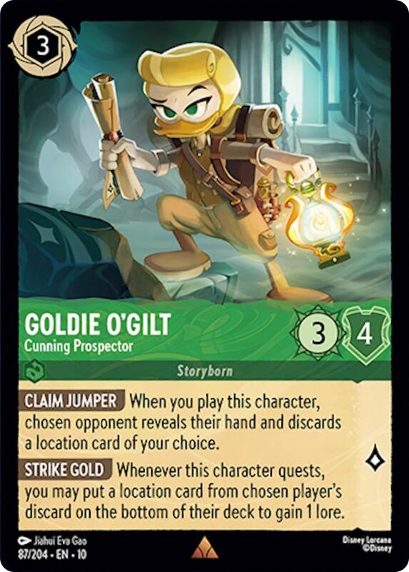 Goldie O'Gilt - Cunning Prospector (87/204) [Whispers in the Well] Lorcana Single Disney | Red Claw Gaming