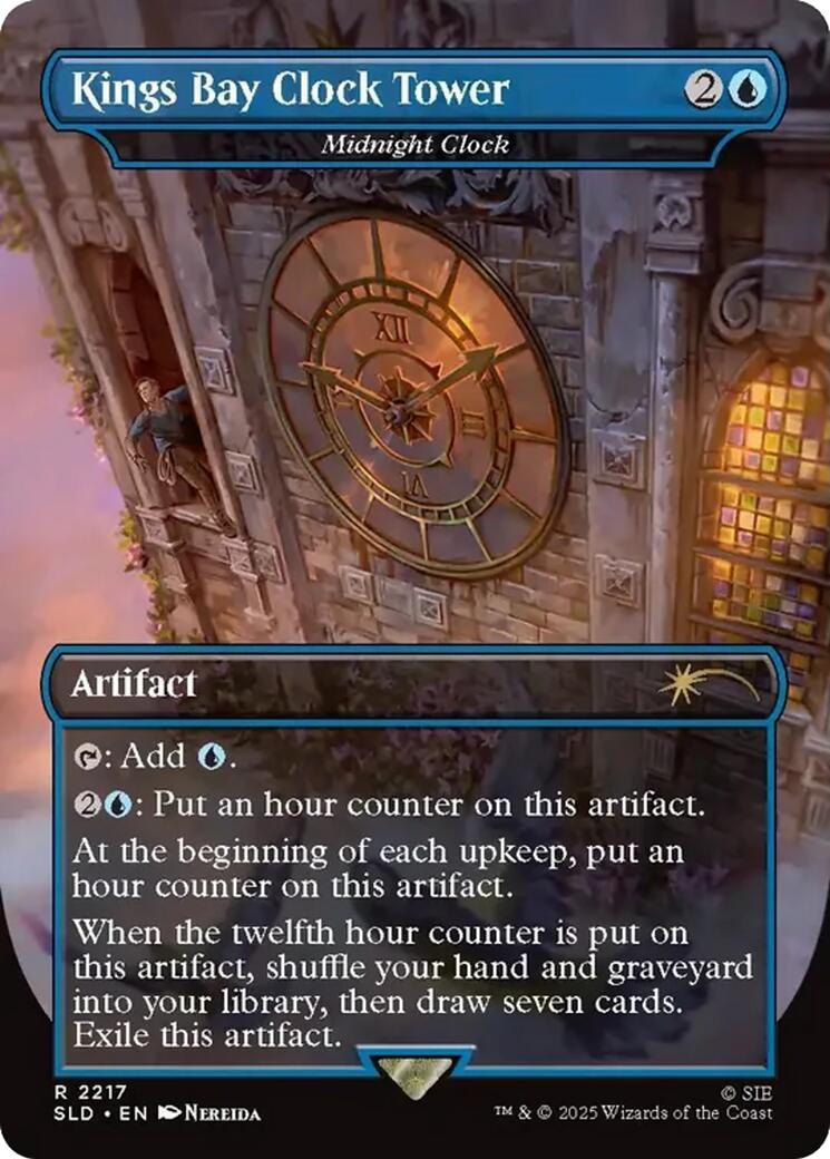 Kings Bay Clock Tower - Midnight Clock [Secret Lair Drop Series] MTG Single Magic: The Gathering | Red Claw Gaming