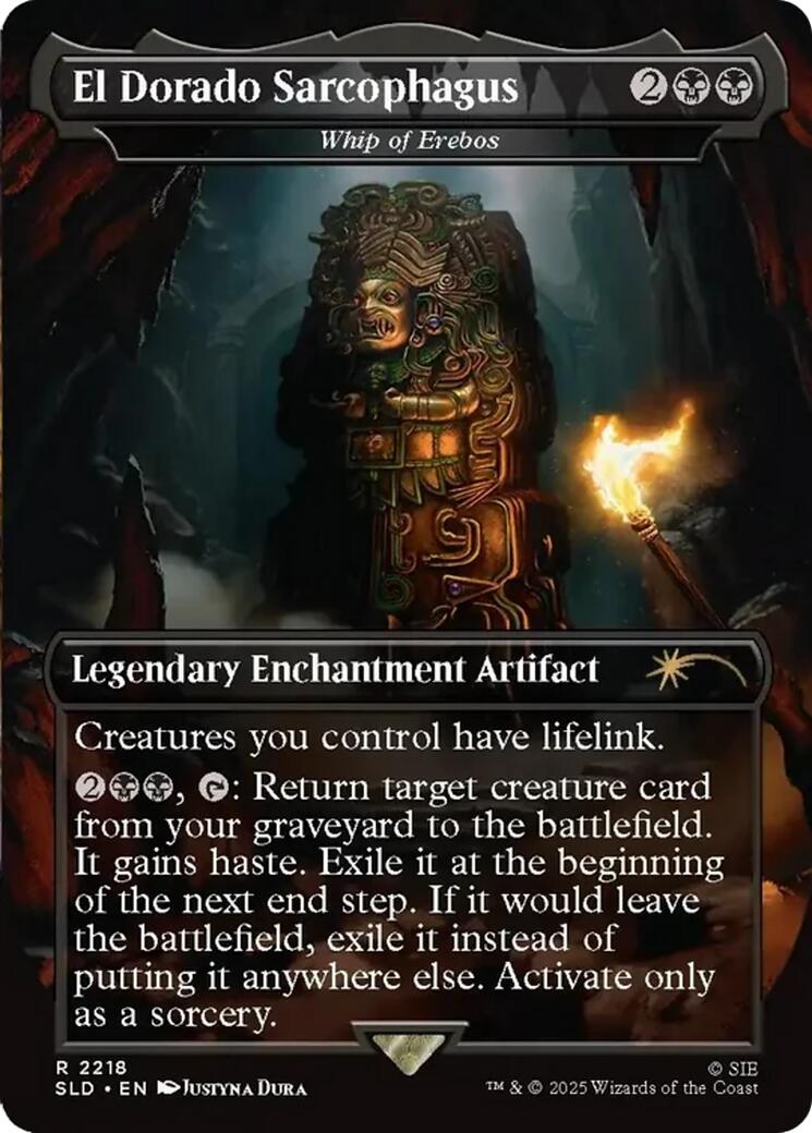 El Dorado Sarcophagus - Whip of Erebos [Secret Lair Drop Series] MTG Single Magic: The Gathering | Red Claw Gaming