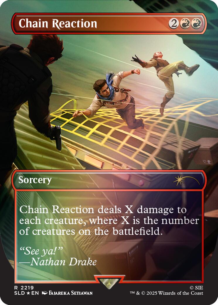 Chain Reaction (Rainbow Foil) [Secret Lair Drop Series] MTG Single Magic: The Gathering | Red Claw Gaming