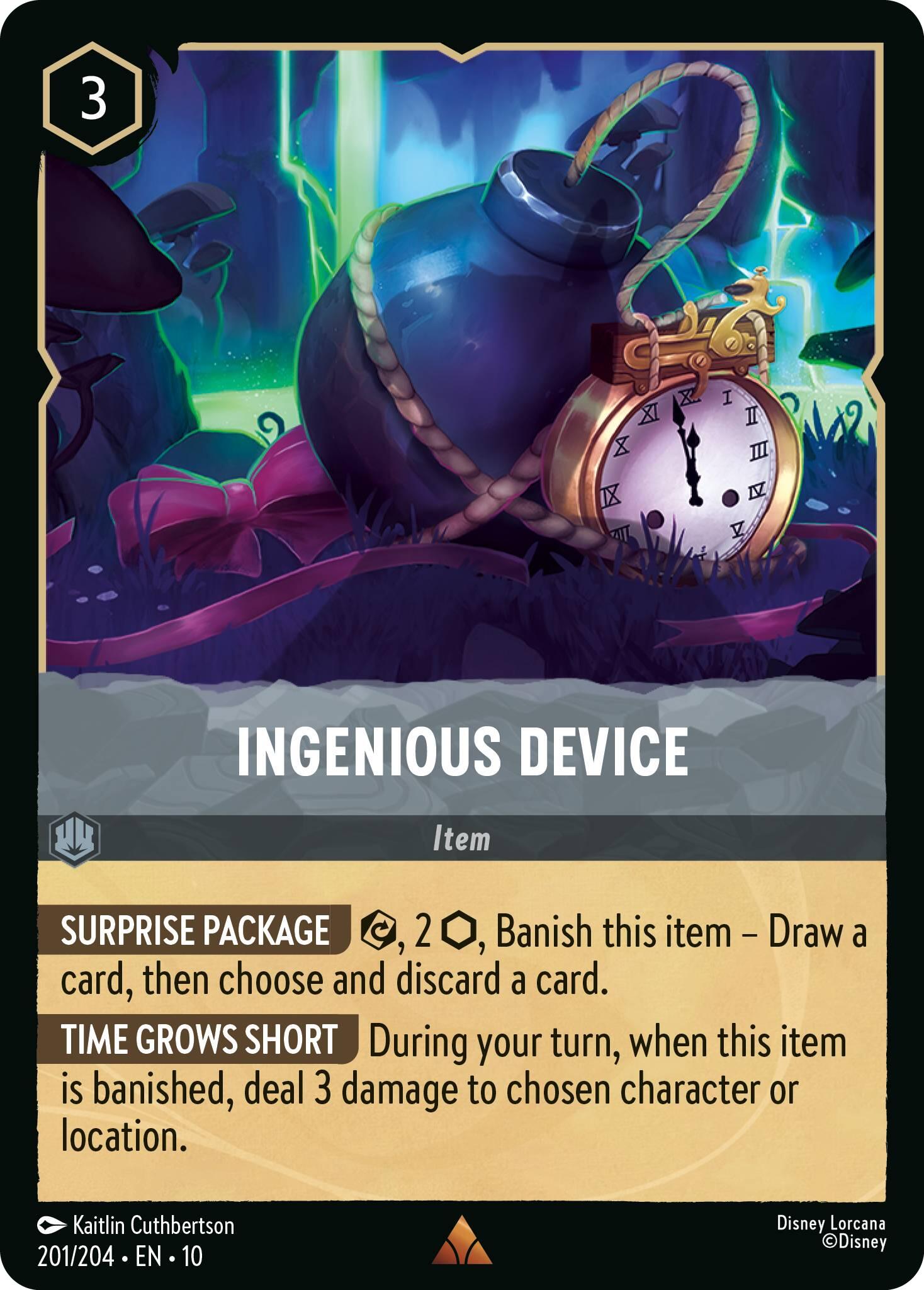 Ingenious Device (201/204) [Whispers in the Well] Lorcana Single Disney | Red Claw Gaming