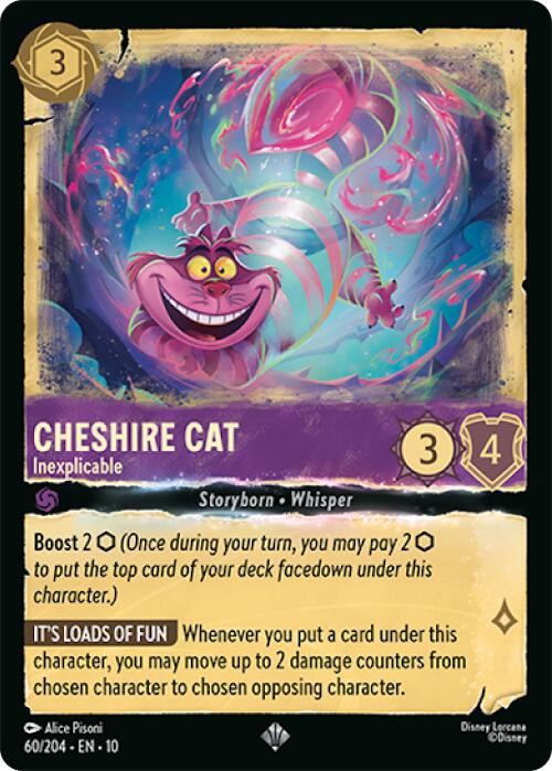 Cheshire Cat - Inexplicable (60/204) [Whispers in the Well] Lorcana Single Disney | Red Claw Gaming