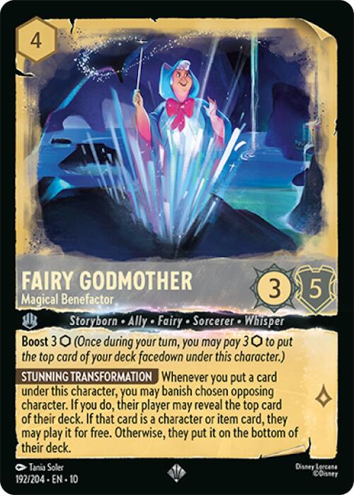 Fairy Godmother - Magical Benefactor (192/204) [Whispers in the Well] Lorcana Single Disney | Red Claw Gaming