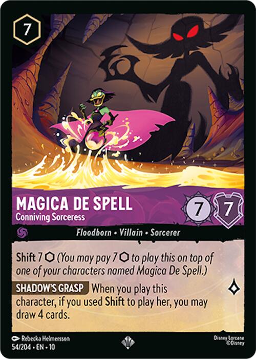 Magica De Spell - Conniving Sorceress (54/204) [Whispers in the Well] Lorcana Single Disney | Red Claw Gaming