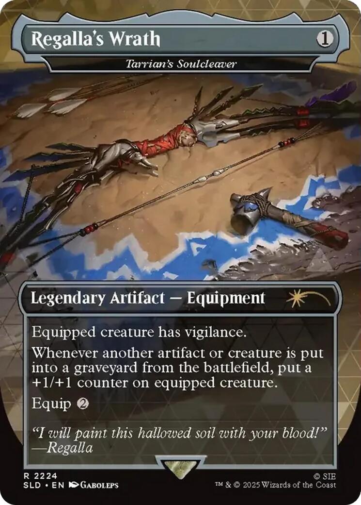 Regalla's Wrath - Tarrian's Soulcleaver [Secret Lair Drop Series] MTG Single Magic: The Gathering | Red Claw Gaming