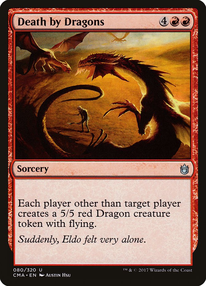 Death by Dragons [Commander Anthology] MTG Single Magic: The Gathering | Red Claw Gaming