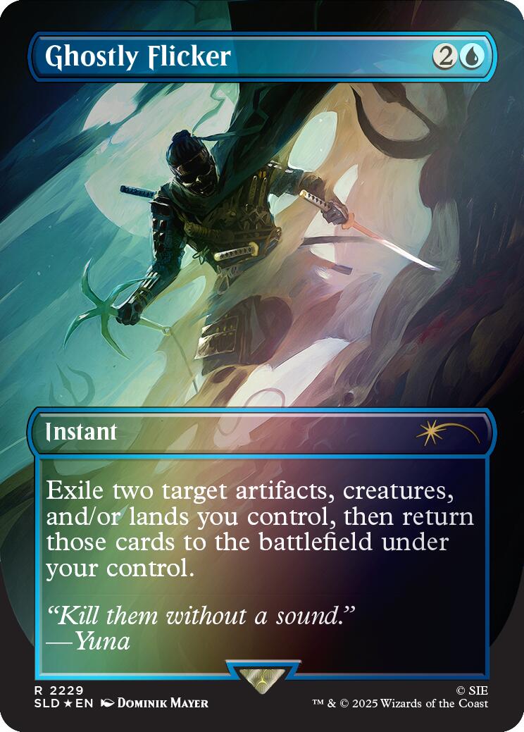 Ghostly Flicker (Rainbow Foil) [Secret Lair Drop Series] MTG Single Magic: The Gathering | Red Claw Gaming
