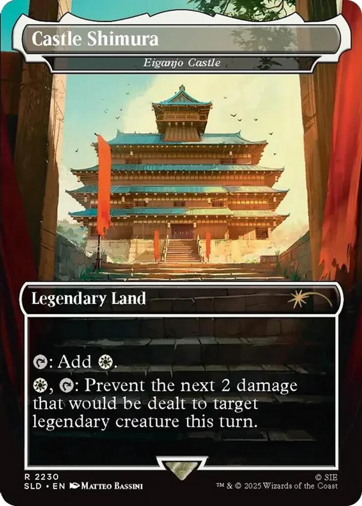 Castle Shimura - Eiganjo Castle [Secret Lair Drop Series] MTG Single Magic: The Gathering | Red Claw Gaming