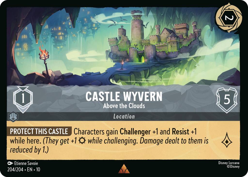 Castle Wyvern - Above the Clouds (204/204) [Whispers in the Well] Lorcana Single Disney | Red Claw Gaming