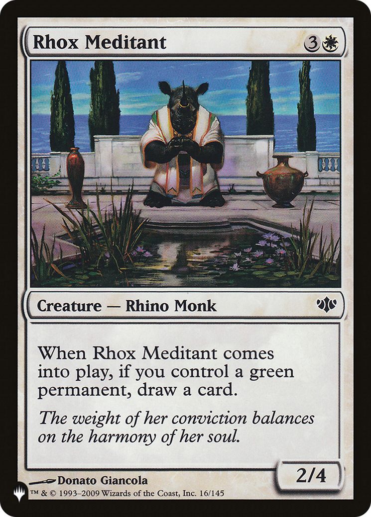 Rhox Meditant [The List] MTG Single Magic: The Gathering | Red Claw Gaming