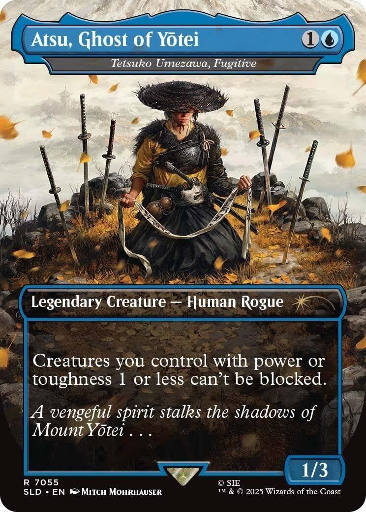 Atsu, Ghost of Yotei - Tetsuko Umezawa, Fugitive [Secret Lair Drop Series] MTG Single Magic: The Gathering | Red Claw Gaming