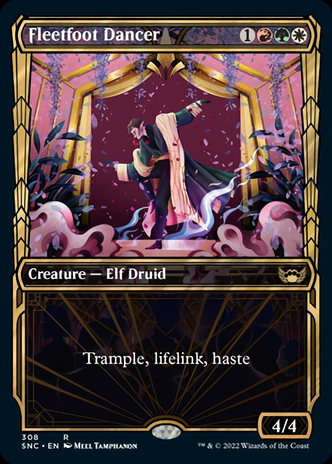 Fleetfoot Dancer (Showcase Golden Age) [Streets of New Capenna] MTG Single Magic: The Gathering | Red Claw Gaming