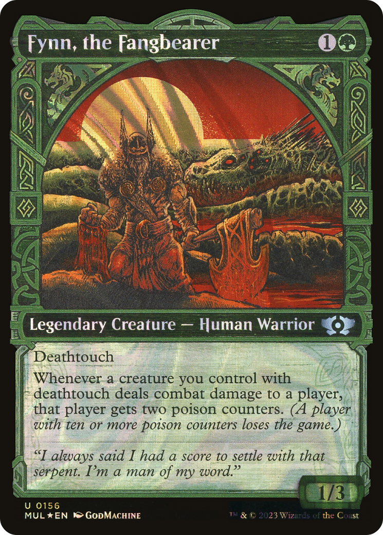 Fynn, the Fangbearer (Halo Foil) [Multiverse Legends] MTG Single Magic: The Gathering | Red Claw Gaming