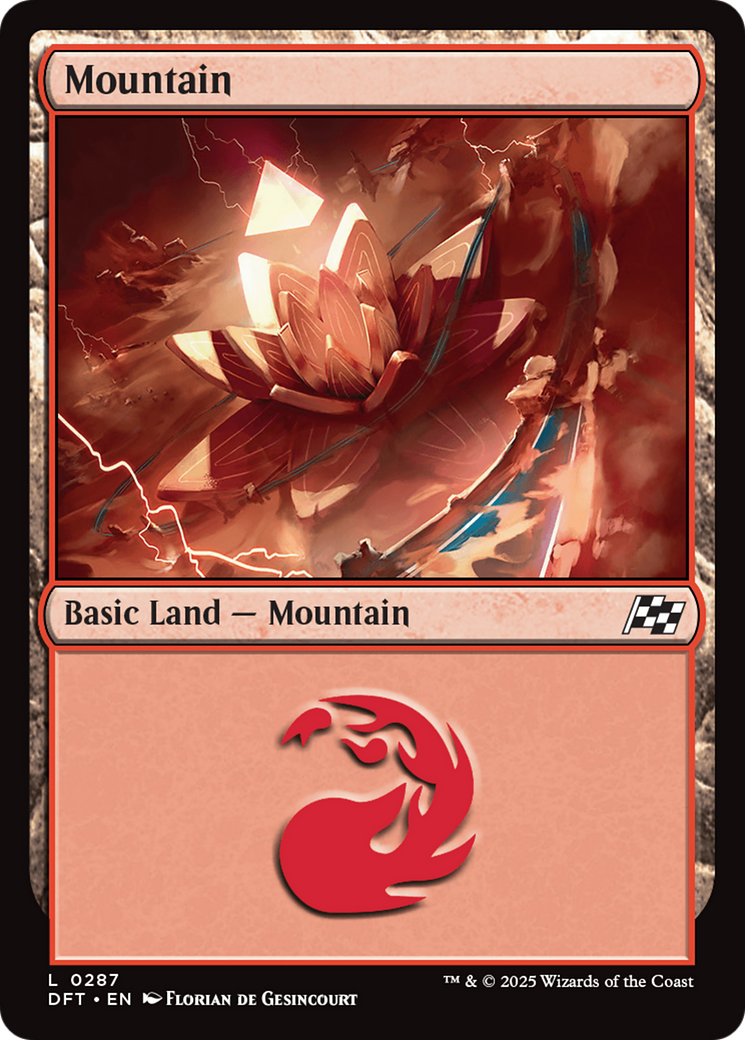 Mountain (0287) [Aetherdrift] MTG Single Magic: The Gathering | Red Claw Gaming